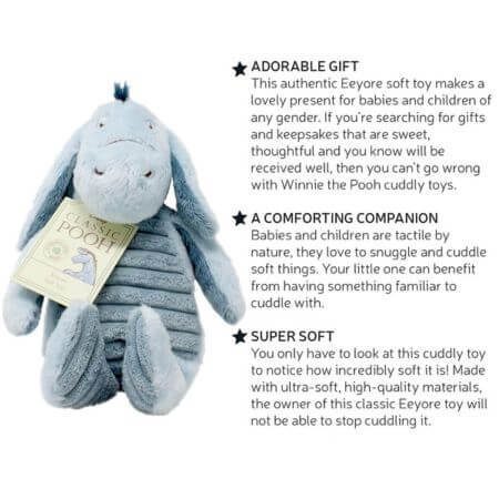 Hundred Acre Wood Eeyore Soft Toy - ALPYN Toys and Games