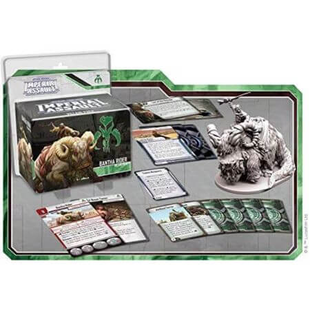 Imperial Assault Villain Pack Bantha Rider | Board Game | Ages 14+ | 2-5 Players - ALPYN Toys and Games