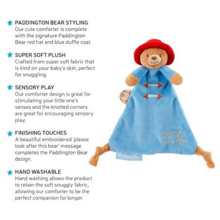 Paddington Comfort Blanket - ALPYN Toys and Games