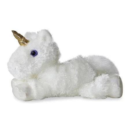 Mini Flopsies White Unicorn Soft Toy - ALPYN Toys and Games
