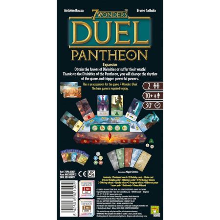 7 Wonders Duel Pantheon Expansion | Board Game | Ages 10+ | 2 Players - ALPYN Toys and Games