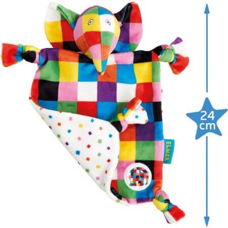 Elmer Comfort Blanket - ALPYN Toys and Games