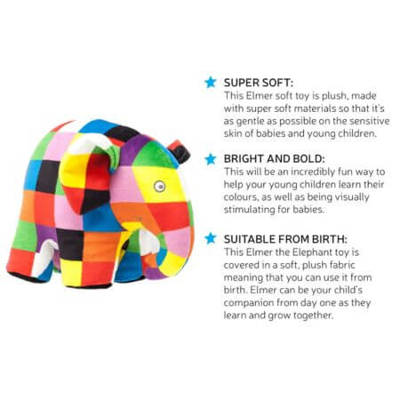 Elmer Soft Toy - ALPYN Toys and Games