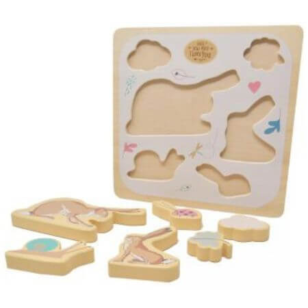 Guess How Much I Love You Wooden Shape Puzzle - ALPYN Toys and Games