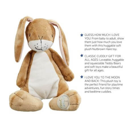 Guess How Much I love You Large Nutbrown Hare - ALPYN Toys and Games