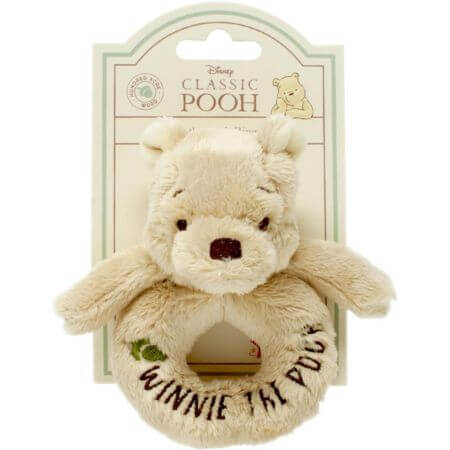 Hundred Acre Wood Winnie the Pooh Ring Rattle - ALPYN Toys and Games