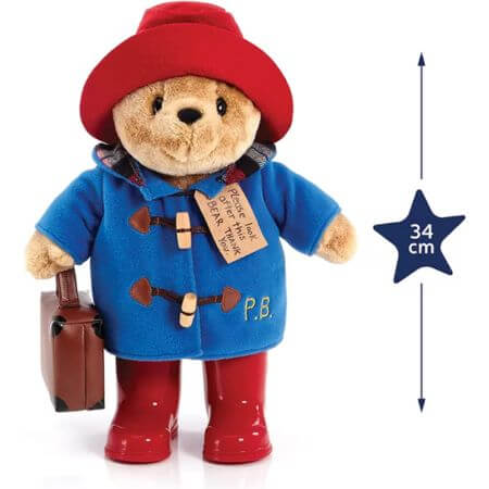 Large Classic Paddington Bear with Boots & Suitcase - ALPYN Toys and Games