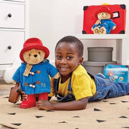 Large Classic Paddington Bear with Boots & Suitcase - ALPYN Toys and Games