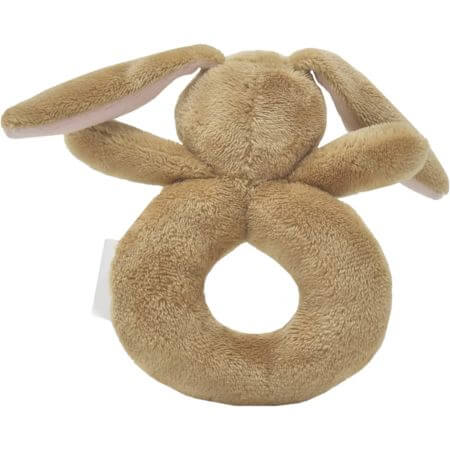 Little Nutbrown Hare Ring Rattle - ALPYN Toys and Games