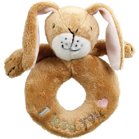 Little Nutbrown Hare Ring Rattle - ALPYN Toys and Games