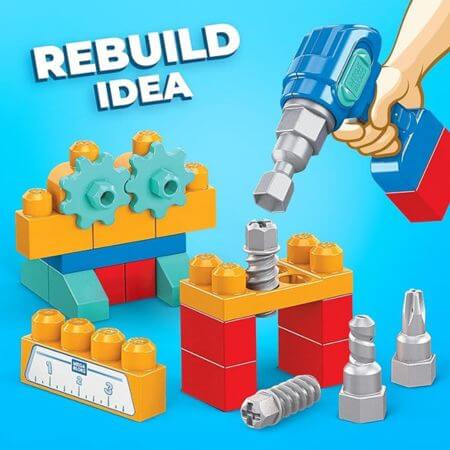 Mega Bloks Lil Building Drill Set - ALPYN Toys and Games