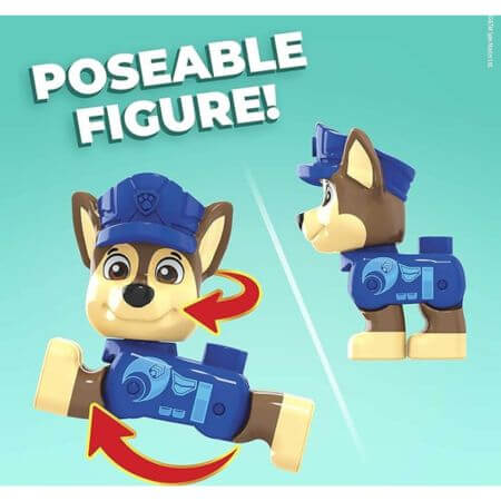 Mega Bloks PAW Patrol Chase's City Police Cruiser - ALPYN Toys and Games