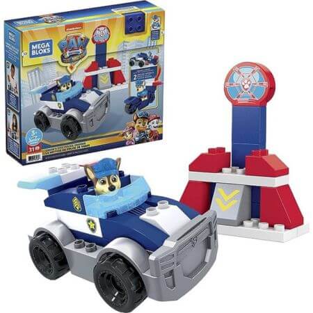 Mega Bloks PAW Patrol Chase's City Police Cruiser - ALPYN Toys and Games