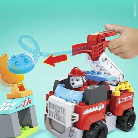 Mega Bloks PAW Patrol Marshall's City Fire Rescue - ALPYN Toys and Games