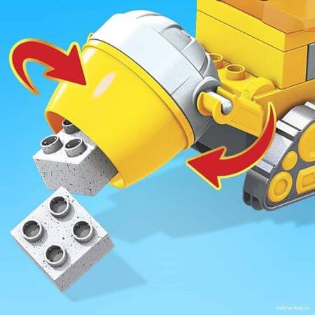 Mega Bloks Paw Patrol Rubble's City Construction Truck - ALPYN Toys and Games