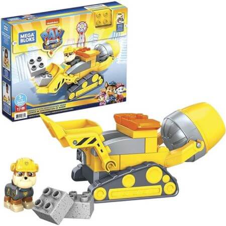 Mega Bloks Paw Patrol Rubble's City Construction Truck - ALPYN Toys and Games