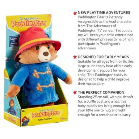 Paddington Talking Soft Toy - ALPYN Toys and Games