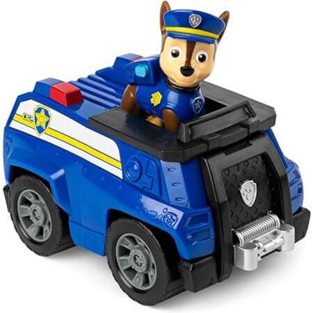 Paw Patrol Basic Vehicle and Figure Chase - ALPYN Toys and Games