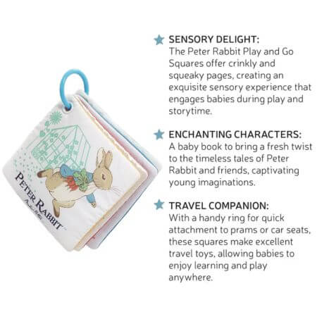 Peter Rabbit Play and Go Squares - ALPYN Toys and Games