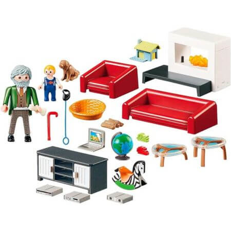 Playmobil Dollhouse Comfortable Living Room - ALPYN Toys and Games