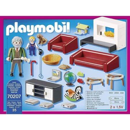 Playmobil Dollhouse Comfortable Living Room - ALPYN Toys and Games