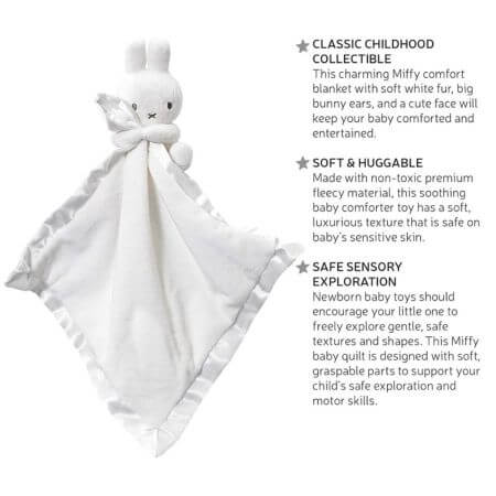 Simply Miffy Comfort Blanket - ALPYN Toys and Games