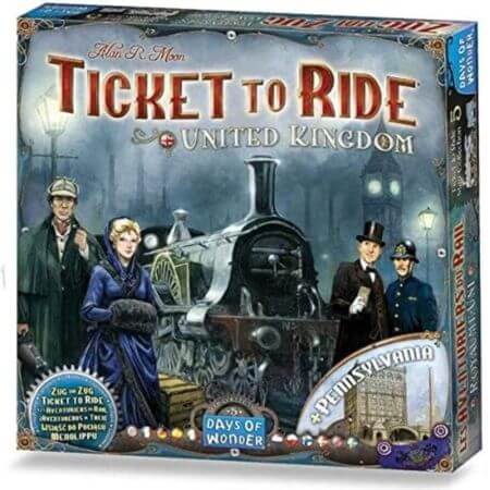 Ticket To Ride: United Kingdom + Pennsylvania - ALPYN Toys and Games