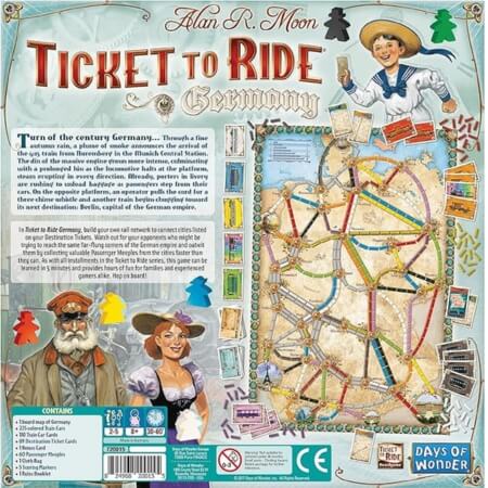 Ticket to Ride Germany Board Game - ALPYN Toys and Games