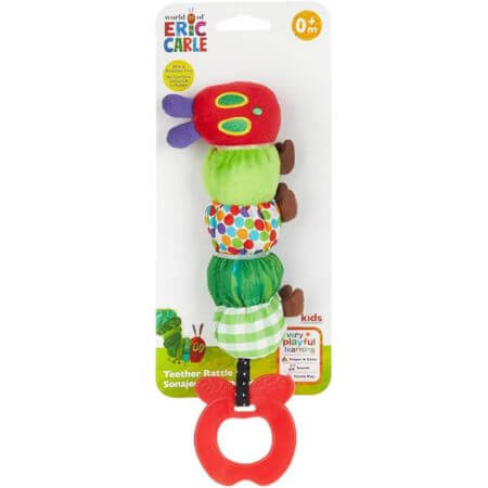 Very Hungry Caterpillar Teether Rattle - ALPYN Toys and Games