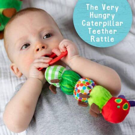 Very Hungry Caterpillar Teether Rattle - ALPYN Toys and Games