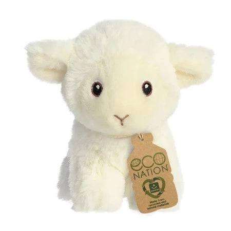 Eco Nation Mini Lamb Soft Toy - ALPYN Toys and Games