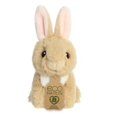 Eco Nation Mini Tan Bunny Soft Toy - ALPYN Toys and Games