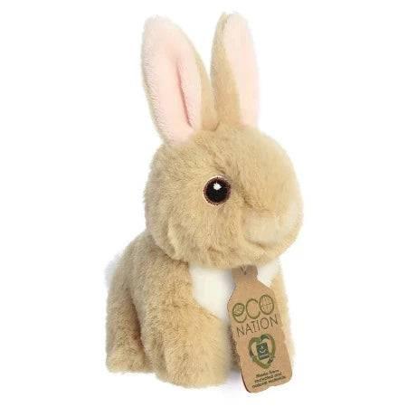 Eco Nation Mini Tan Bunny Soft Toy - ALPYN Toys and Games