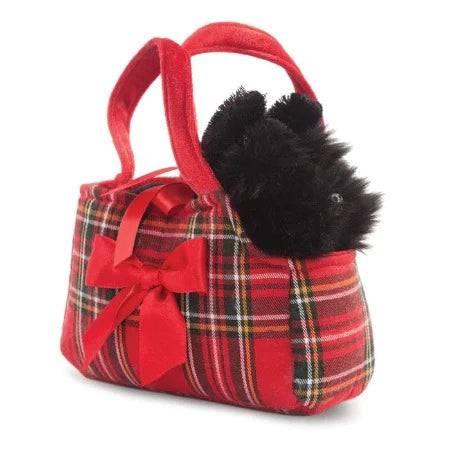 Fancy Pal Scottie in Tartan Bag - ALPYN Toys and Games