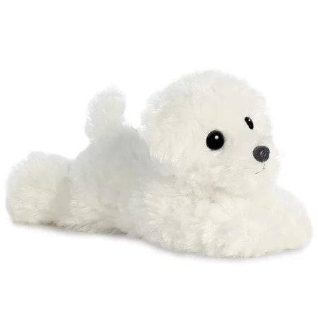 Mini Flopsies Bichon Frise Dog Soft Toy - ALPYN Toys and Games