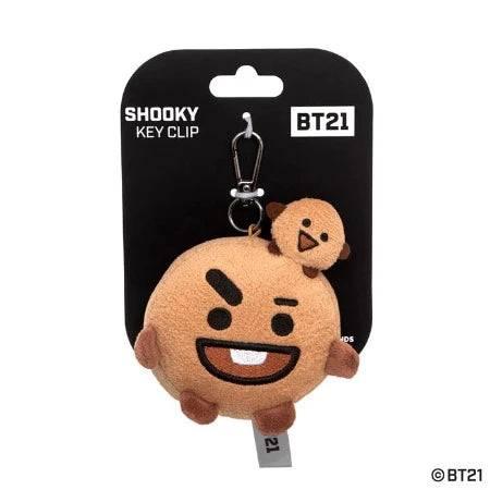 BT21 SHOOKY Plush Key Clip - ALPYN Toys and Games