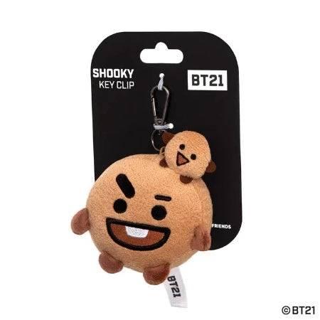 BT21 SHOOKY Plush Key Clip - ALPYN Toys and Games